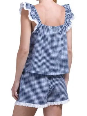 Caroline Constas Gingham Ruffle thumbnail 2