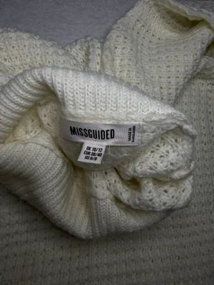 Missguided Dress White Sweater thumbnail 3