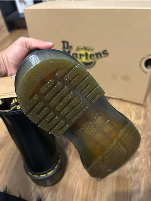 DR MARTENS 2976 black leather Chelsea ankle boots booties shoes women’s 8 new thumbnail 5