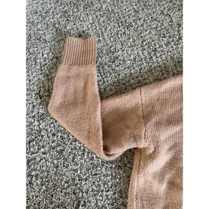 Sonoma Women's Tan Quarter Snap‎ Cropped Knit Sweater Size Small thumbnail 9