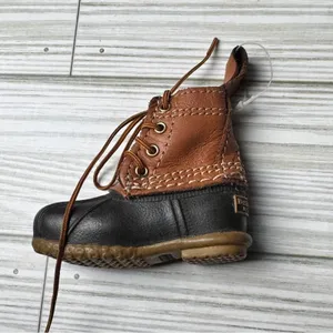 L.L. Bean Brown and Black Bean Boots Keychain Accessory New Without Tag thumbnail 6