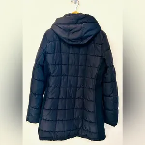 Calvin Klein Black Velvet-Trim Puffer size Medium thumbnail 13