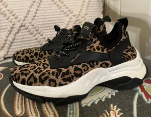 Steve Madden Cheetah Tennis Shoes thumbnail 2