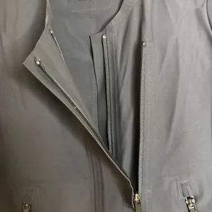Athleta Women's Moto Jacket Asymmetric Zip Lightweight Black Size M thumbnail 7