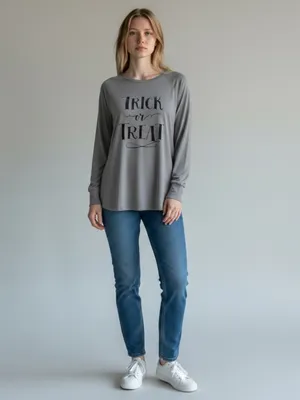 Trick or Treat Halloween Graphic T-shirt thumbnail 2