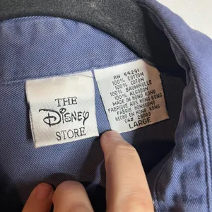 Vintage Disney Winnie the Pooh blue button down shirt thumbnail 4