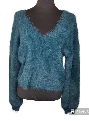 Lovers + Friends Green Super Soft Knit Sweater‎ thumbnail 1