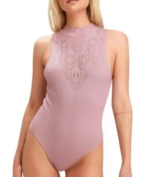 Free People Mauve On Point Bodysuit thumbnail 1