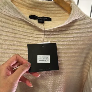 Marc New York light beige fashion designer sweater NWT thumbnail 3