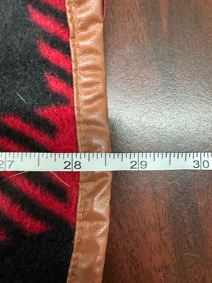 Simply Southern Buffalo Plaid Fleece Sleeveless Wrap Cardigan Size Small thumbnail 6