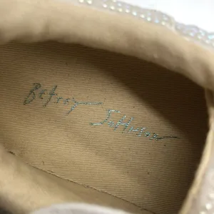 Betsey Johnson Sidny Pearl Sneakers Lace Up White 6.5 thumbnail 12
