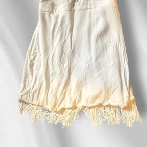 Lovers & Friends Elegant Wrap Cream‎ Mini Dress with Fringe thumbnail 5