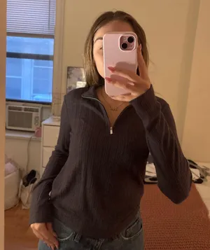 Mango quarter zip  thumbnail 1