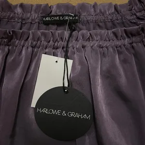 Harlowe & Graham Purple Off Shoulder Top Small NWT thumbnail 7