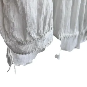 See By Chloe blouse M georgette chiffon crystal white‎ top thumbnail 9