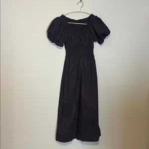 ALC Frank Adena Puff Sleeve Dress Medjool, Size 6 thumbnail 3