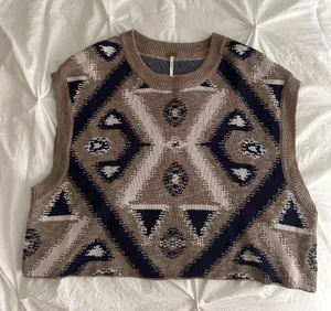 Free People Cropped Sweater thumbnail 1