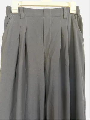 Size S (Petite) Halara High Waisted Plicated Side Pocket Wide Leg Waffle Pants thumbnail 5