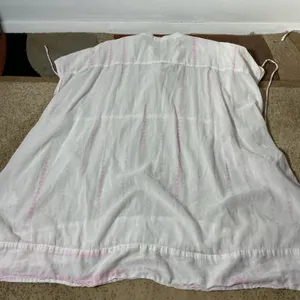 AllSaints Pink White Tie‎ Dye Stripe Oversized Beachwear Dress Medium AS252925R thumbnail 8