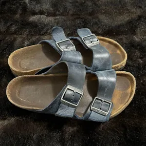 Birkenstock Arizona Blue Oiled Leather Sandals 9.5 shoes thumbnail 1