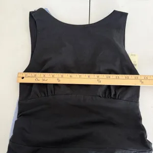 New Bundle‎ Aerie Low Back Mini Dress Small Light Blue Black Athletic Athleisure thumbnail 16