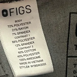 Figs Zamora jogger scrub pants graphite grey XXS thumbnail 11
