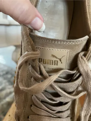 Puma Fenty by Rihanna Platform Suede Creeper with Gold Logo Womens Sz 7 Leather thumbnail 12