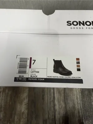 Women’s Sonoma Black Leather Chelsea Ankle Boot Size 7 thumbnail 16
