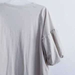 Kaye Bubble Sleeve Short Sleeve Scoop Blouse thumbnail 7