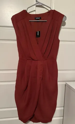 Express Red/Orange Dress thumbnail 1