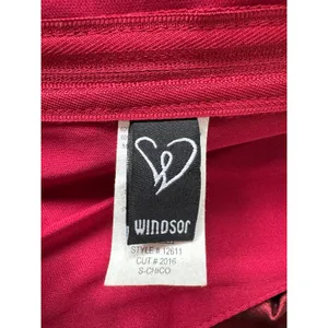 Vintage Y2K Windsor Crimson Sleeveless A-Line Floor Length Gown thumbnail 7