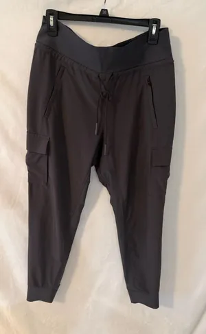 Athleta Dark Gray Women's Cargo Jogger Pants thumbnail 1