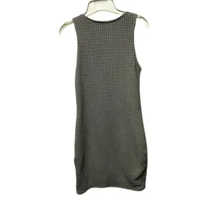 Astr the label size L Pique Knit olive green body-con dress. thumbnail 4