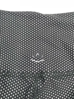 Beyond Yoga Spot On High Waisted Midi Leggings Size Medium Black Metallic Foil thumbnail 9
