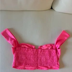 Superdown Pink Bustier Crop Top thumbnail 3