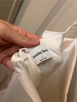 Aritzia Shimmer Dress Light Birch thumbnail 4