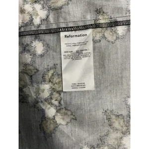 Reformation Floral Sweetheart Neck Midi Dress Long Sleeve Side Slit Size 6 thumbnail 15