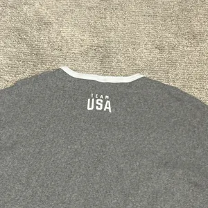 Skims Tee Shirt Womens Medium Olympic Oversized Team USA Gray Ribbed Lounge thumbnail 6