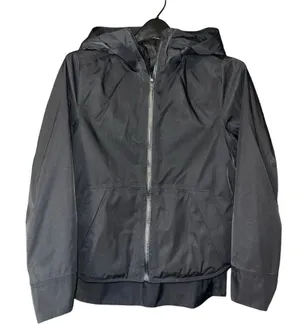 Lululemon Athletica Black Windbreaker Jacket US 4 thumbnail 1