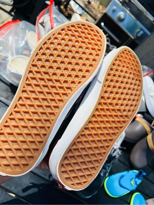 Vans Kids Red & Black Checkerboard Low-Top Sneakers thumbnail 6
