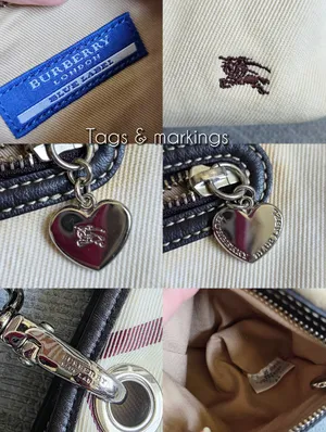 Burberry Blue Label Novacheck Vintage Canvas Tote Bag thumbnail 3
