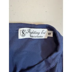 Fighting Eel Maxi Tank Dress‎ Gray Blue Buttery Soft Hawaiian Resortwear thumbnail 3