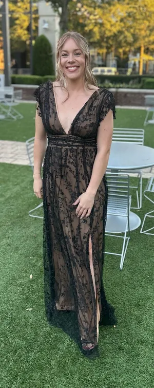 Baltic Born Black/nude sequin dress thumbnail 1