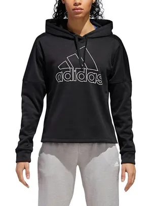 Adidas‎ Black Team Issue Logo Pullover Athletic Sweatshirt L thumbnail 1