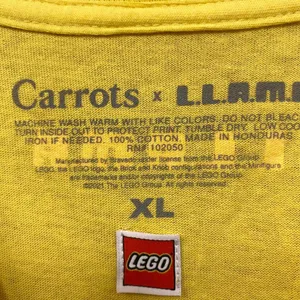 Carrots x Llama Lego Yellow Long Sleeve Tshirt size Extra Large thumbnail 4