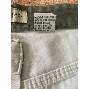 Vintage Mountain Lake Ivory Carpenter Shorts Women’s 18 Cotton Utility Pockets thumbnail 3
