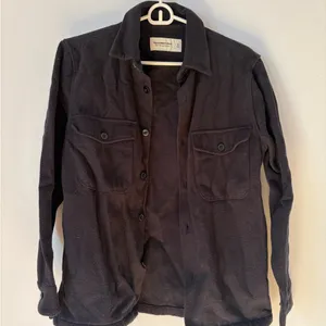 Abercrombie & Fitch Black Shirt Jacket thumbnail 1