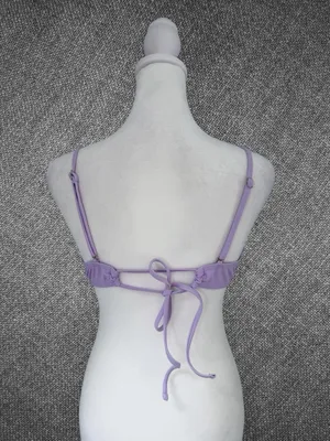Lavender Shell Underwire Bikini Set Size Medium Purple thumbnail 7