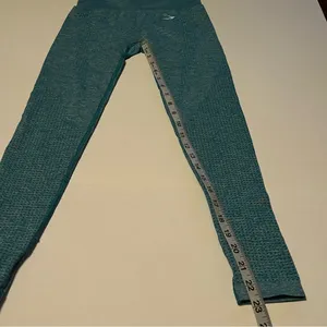 GymShark Womens Size XS‎ Teal Blue Green Athletic Leggings Workout Gym Stretch thumbnail 6
