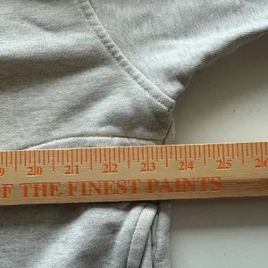 Everlane Quarter Zip Sweatshirt Women‎ XL Gray Organic Cotton French Terry thumbnail 11